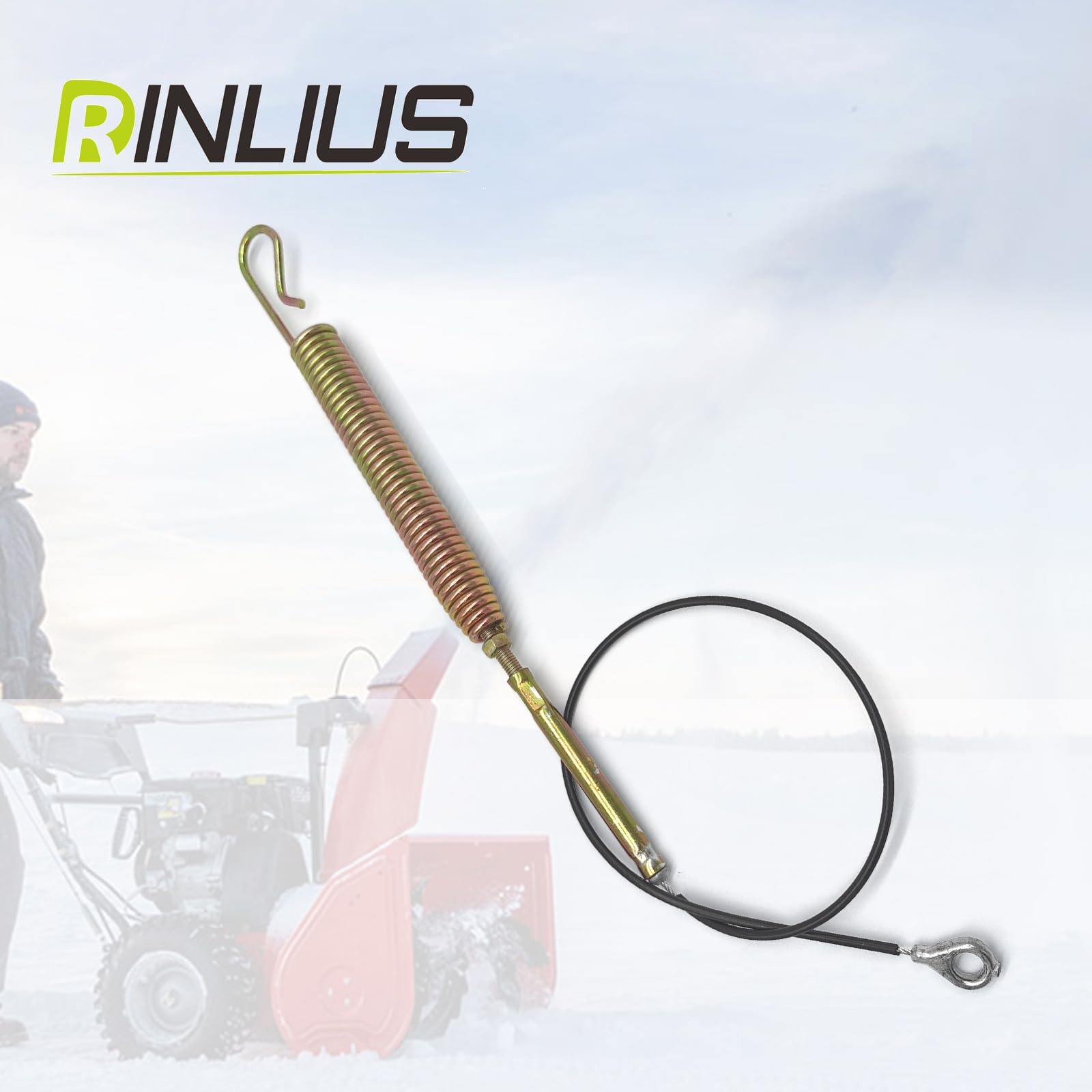 1x upper traction cable included in Rinlius packaging, ready for install.