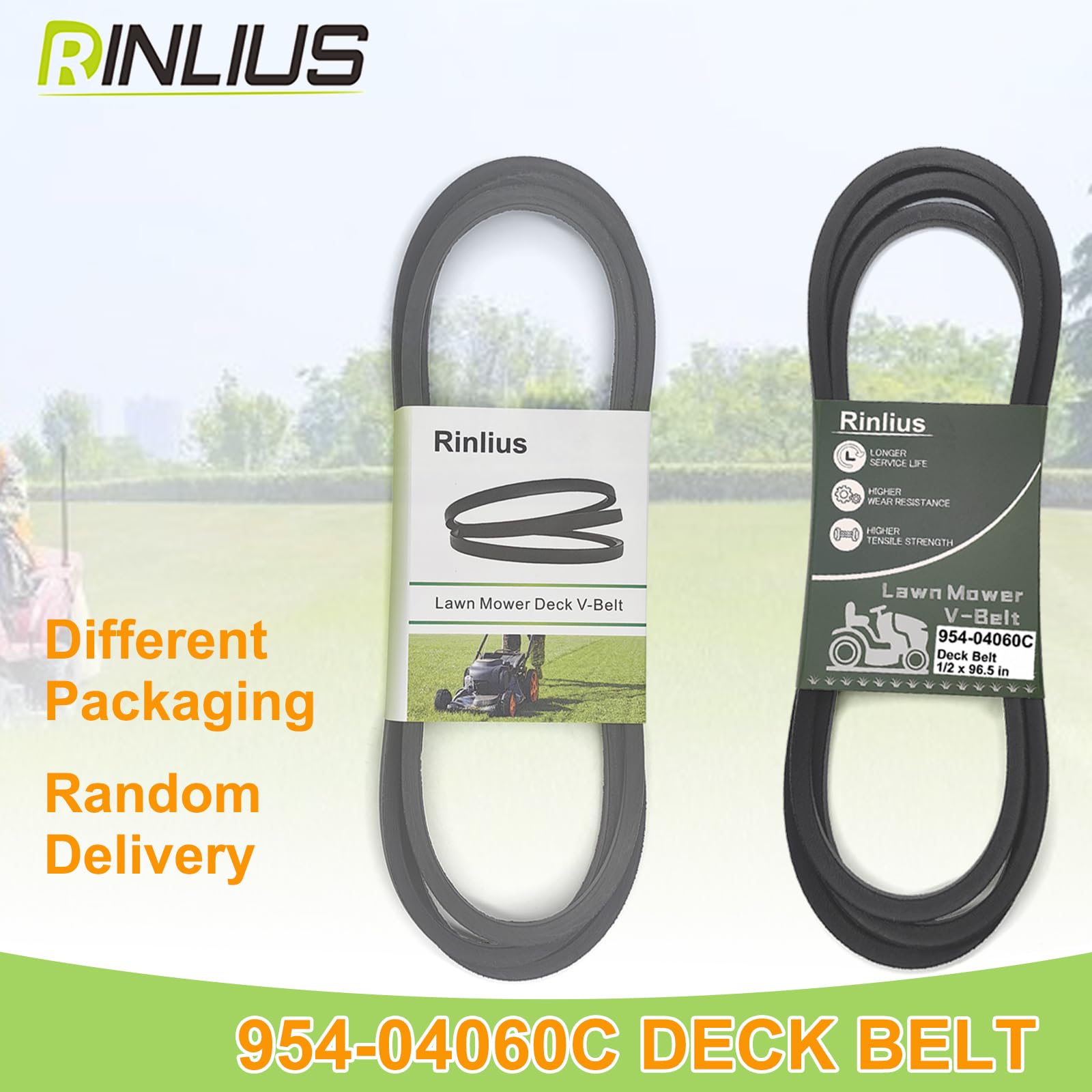 Rinlius belt fits Cub Cadet 42-inch decks