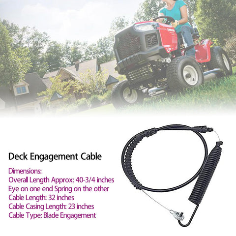 Rinlius blade engagement cable for 746-05124A, durable replacement