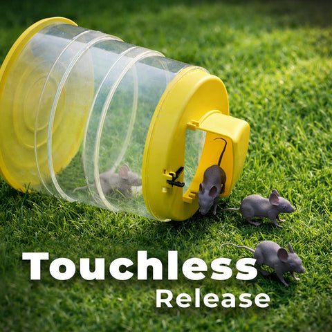 RinneTraps no touch release keeps hands clean during release.