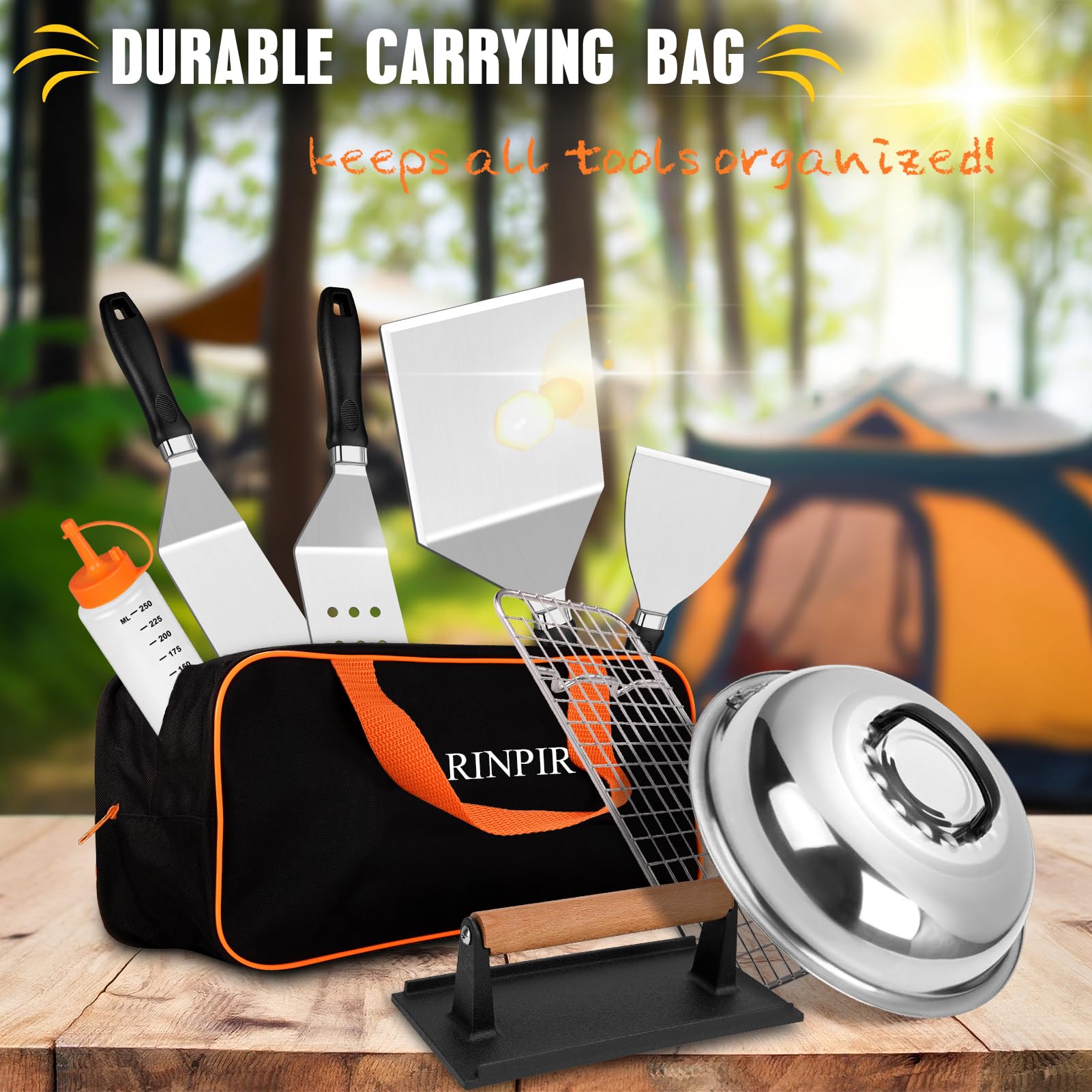 RINPIR portable storage bag keeps the kit tidy on trips