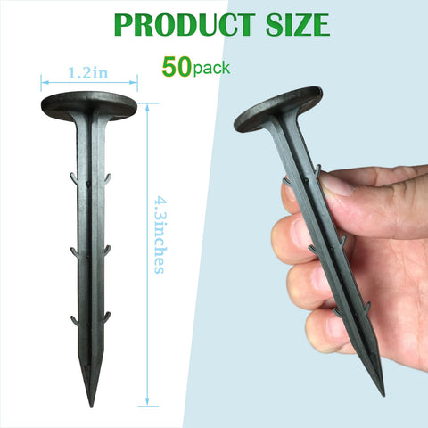 Rinteria nylon stakes are rust-proof and durable for outdoor use.