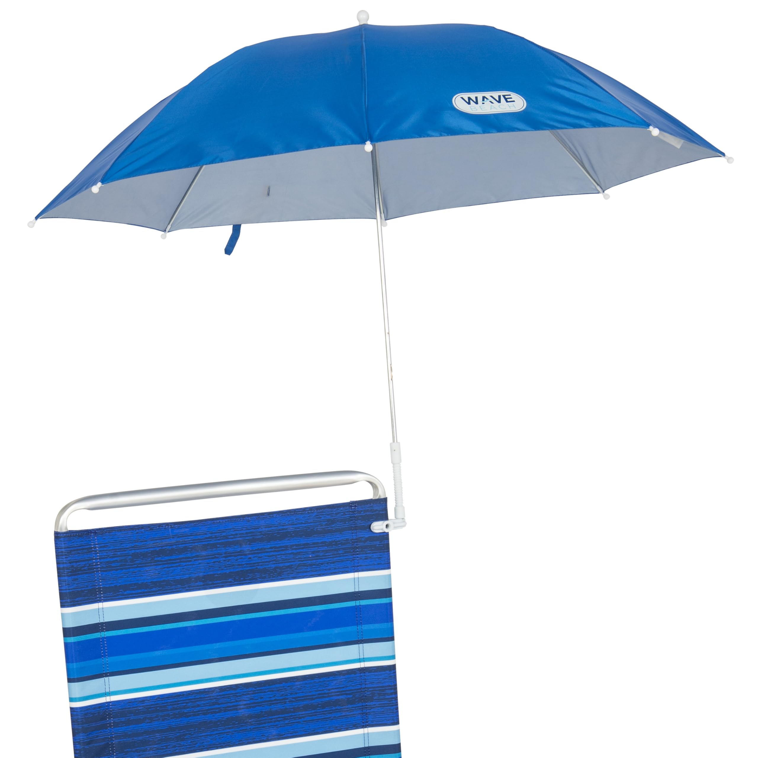 Rio Brands Wave Beach Umbrella rust-resistant frame for longevity