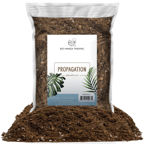 Rio Hamza Trading Planting Mix for Propagation bag shows fluffy, well-draining media ideal for cuttings.