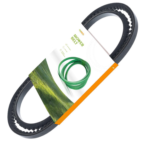 RIODRIVE 607400 Kevlar core belt cross-section shows durability for heavy workloads.