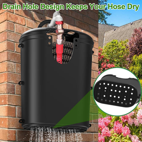 Riokko drainage holes ensure water escapes to keep hoses dry