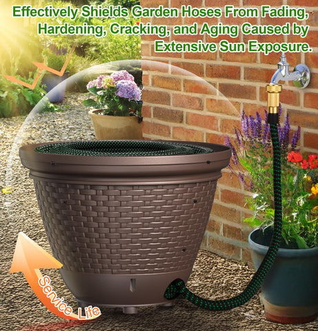 Riokko universal compatibility supports up to 400 ft retractable hoses.