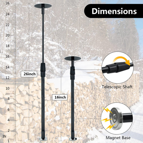 Riomhorry adjustable length from 16 to 26 inches for precise firewood cuts.