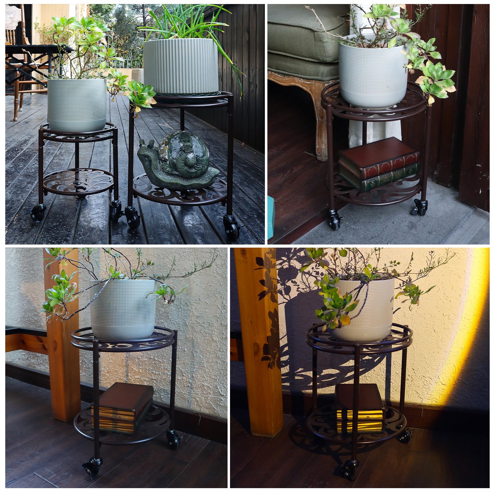 Rioneta mid-century metal design adds timeless style