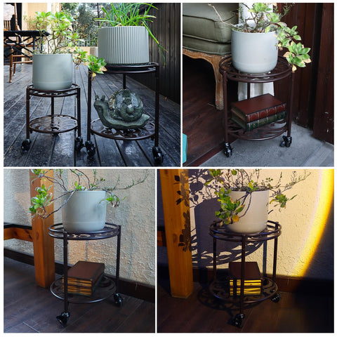Rioneta mid-century metal design adds timeless style