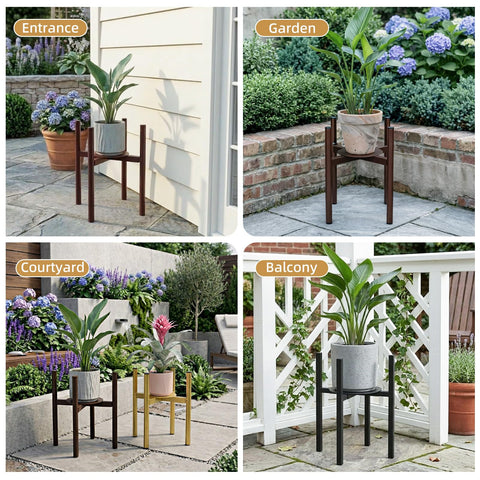 Rioneta plant stand flip-height feature for better light exposure