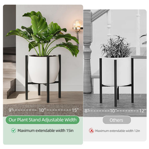 Rioneta stable cross-structure keeps pots steady on any floor
