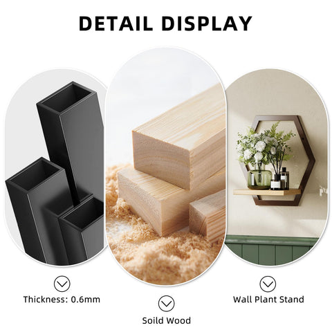 Rioneta three-pack wall display showing cohesive boho decor.