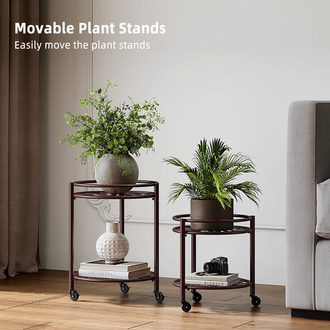 Rioneta upper tier displaying a 9-inch plant on a sturdy frame