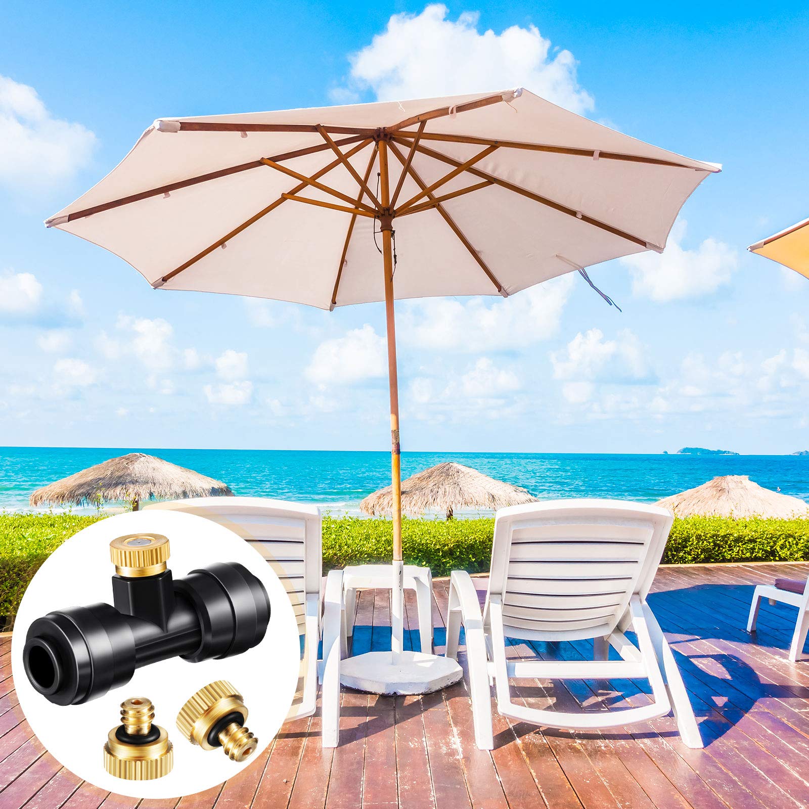Ripeng outdoor cooling kit ideal for patios and decks