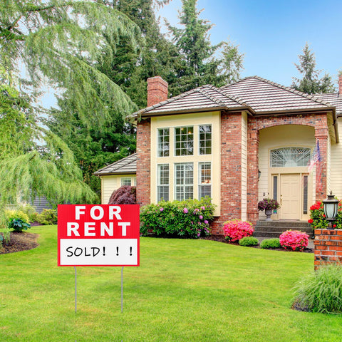 Ripeng outdoor lease sign helps display property details clearly