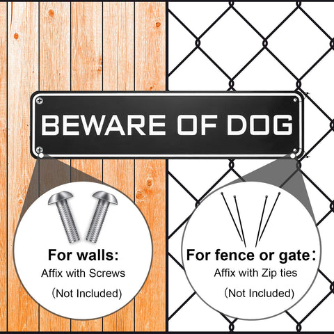 Ripeng rust-proof dog sign for garden with weather resistance.