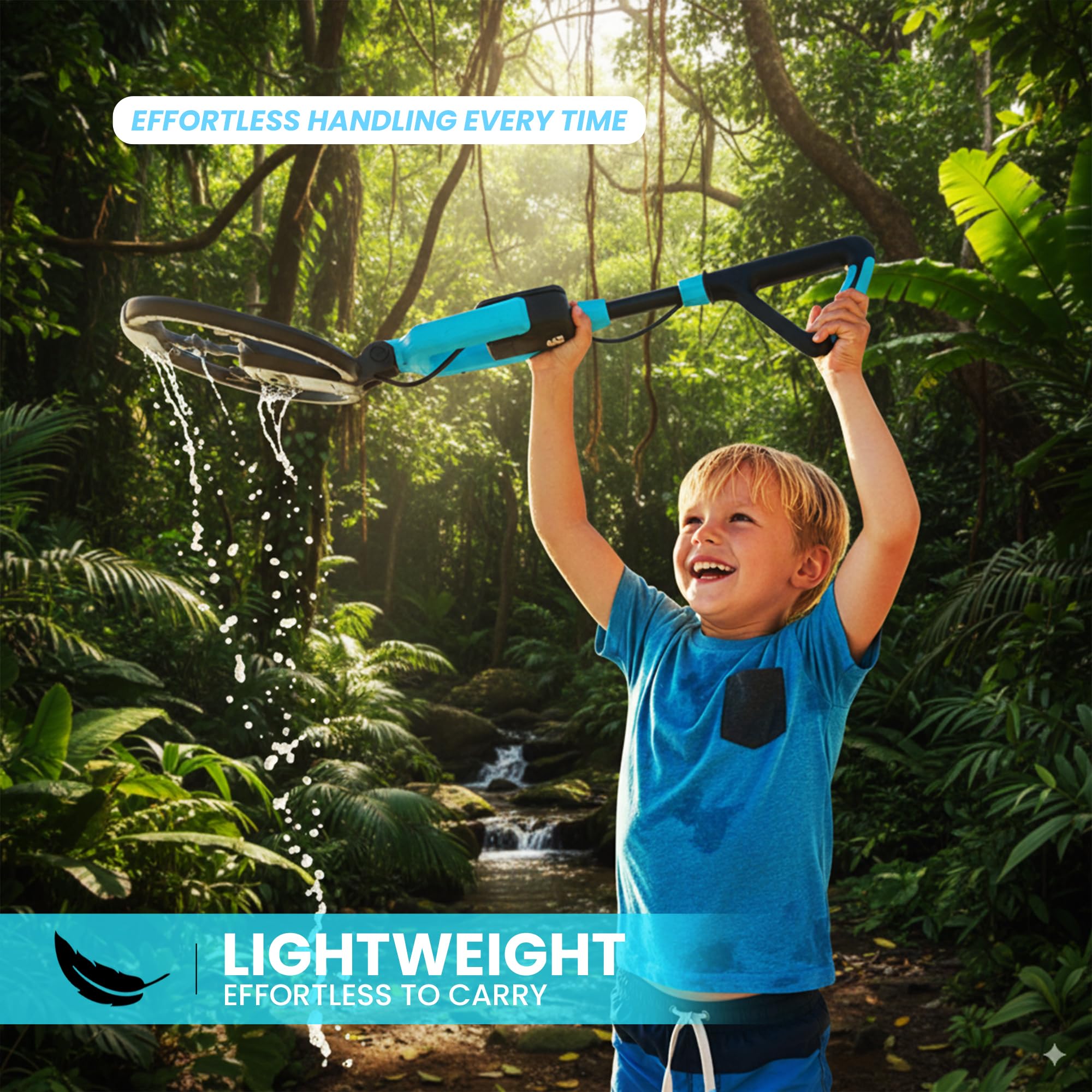 RIPTIC Kids Metal Detector with adjustable stem for growing explorers.