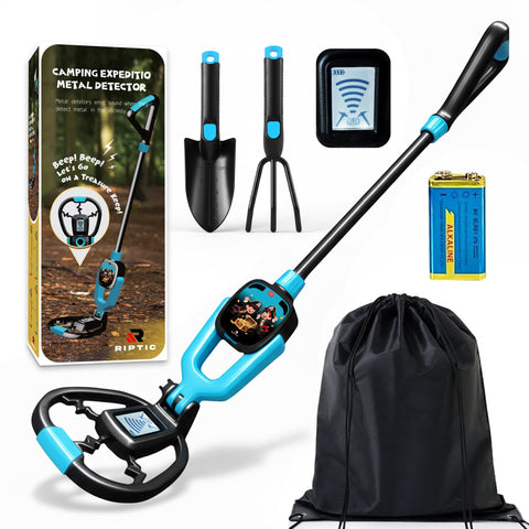 RIPTIC Kids Metal Detector with lightweight design for easy beginner treasure hunts.