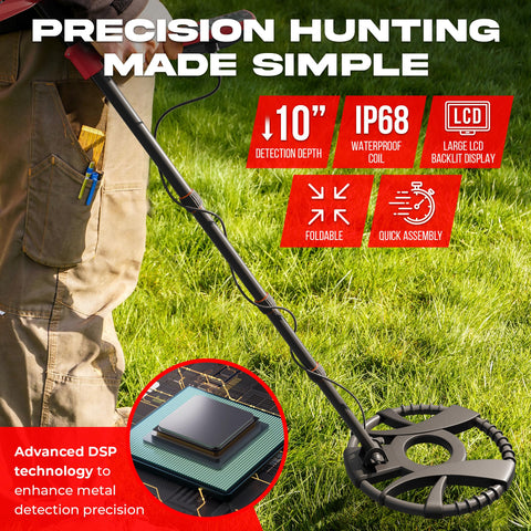 RipTic pinpointer tool aiding precise digging on beaches.