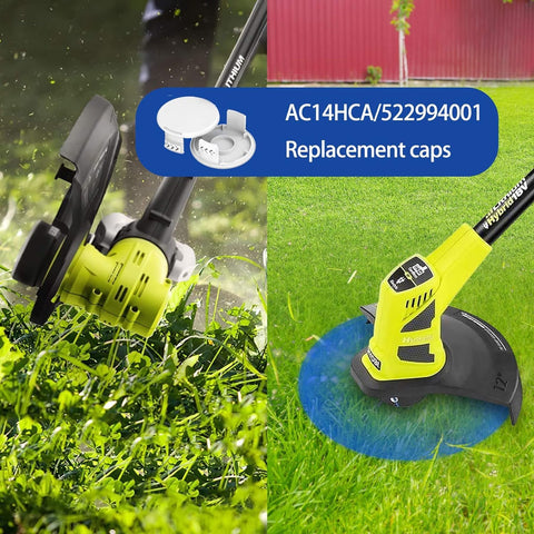 RISELION AC14HCA spool cap compatible with Ryobi 18V/24V/40V models.
