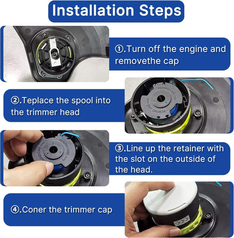 RISELION AC14HCA spool cap made from durable ABS resists wear.
