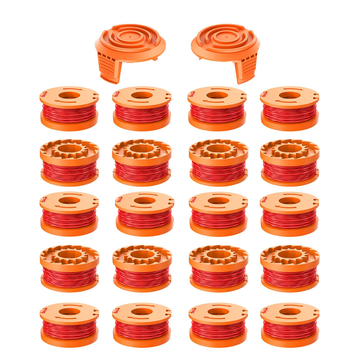 RISELION WA0010 spool assembly for Worx compatibility with smooth line feeding