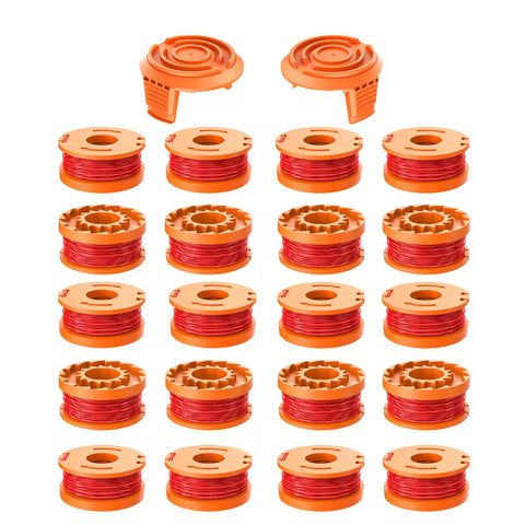 RISELION WA0010 spool assembly for Worx compatibility with smooth line feeding