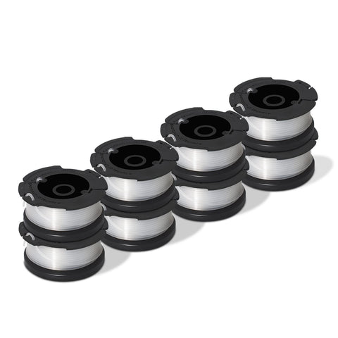 RISELION AF-100 spool for Black Decker compatibility, durable nylon line for longer-lasting trimming.