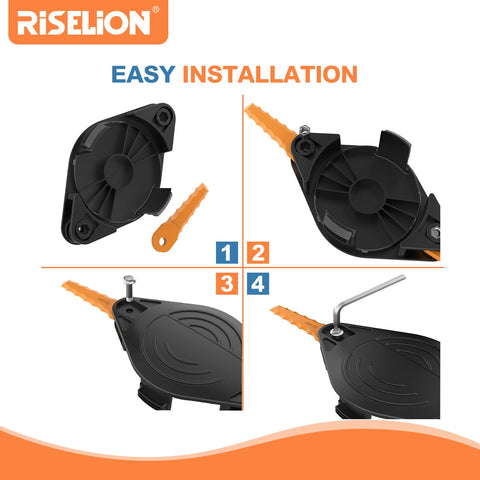 RISELION bladed head on a trimmer ready for efficient operation
