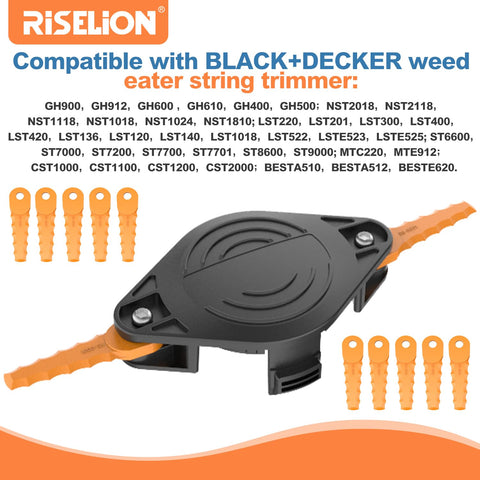 RISELION replacement blades pack featuring sharp wear-resistant blades for longer use