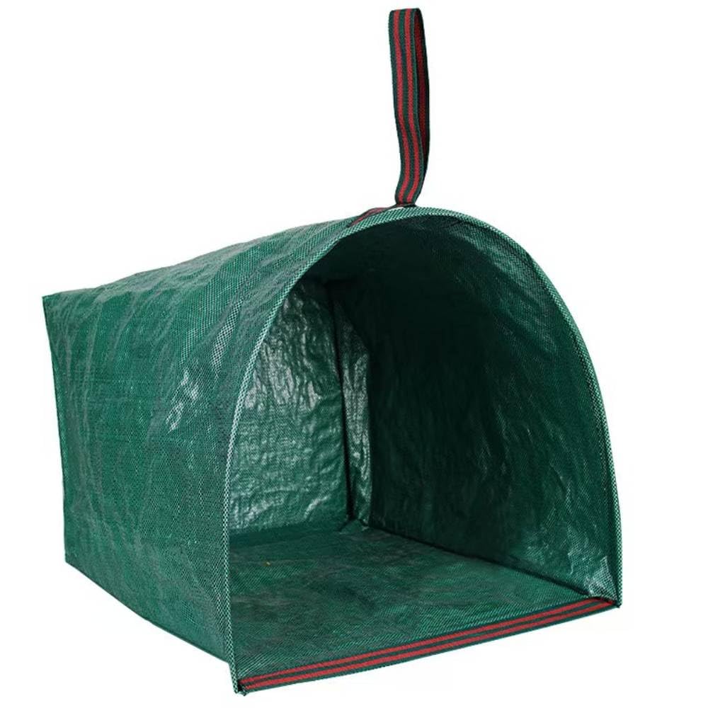 RISETEX 72-gallon yard bags with standup design for easy loading and cleanup.