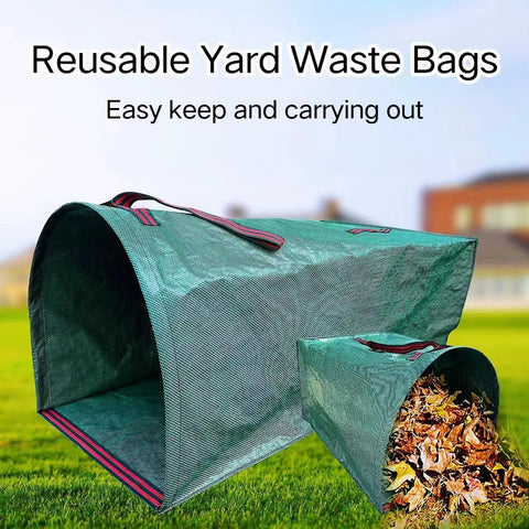 RISETEX flat-bottom yard bag supports heavy loads