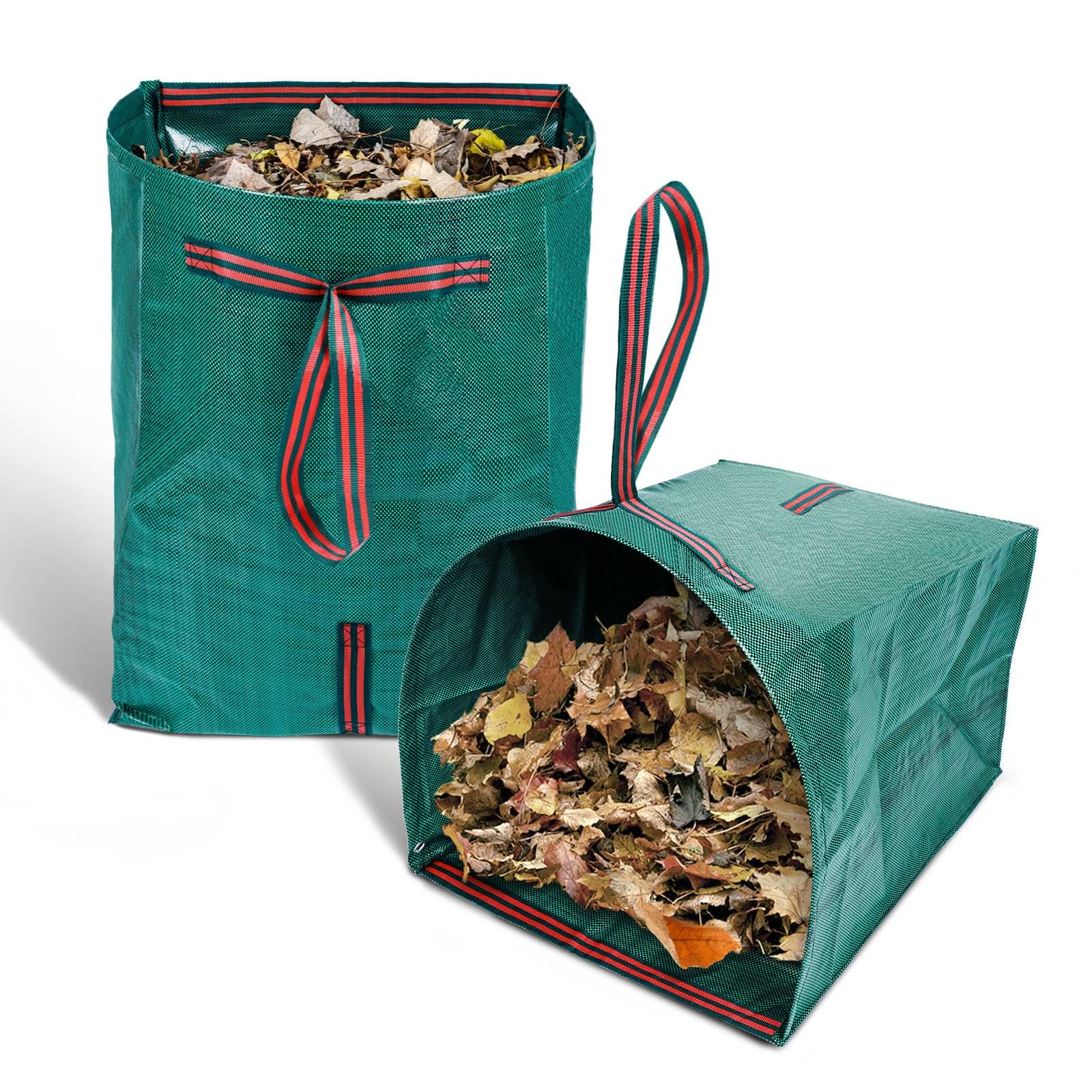 RISETEX large-capacity leaf bag supports quick cleanup after mowing and fall raking.