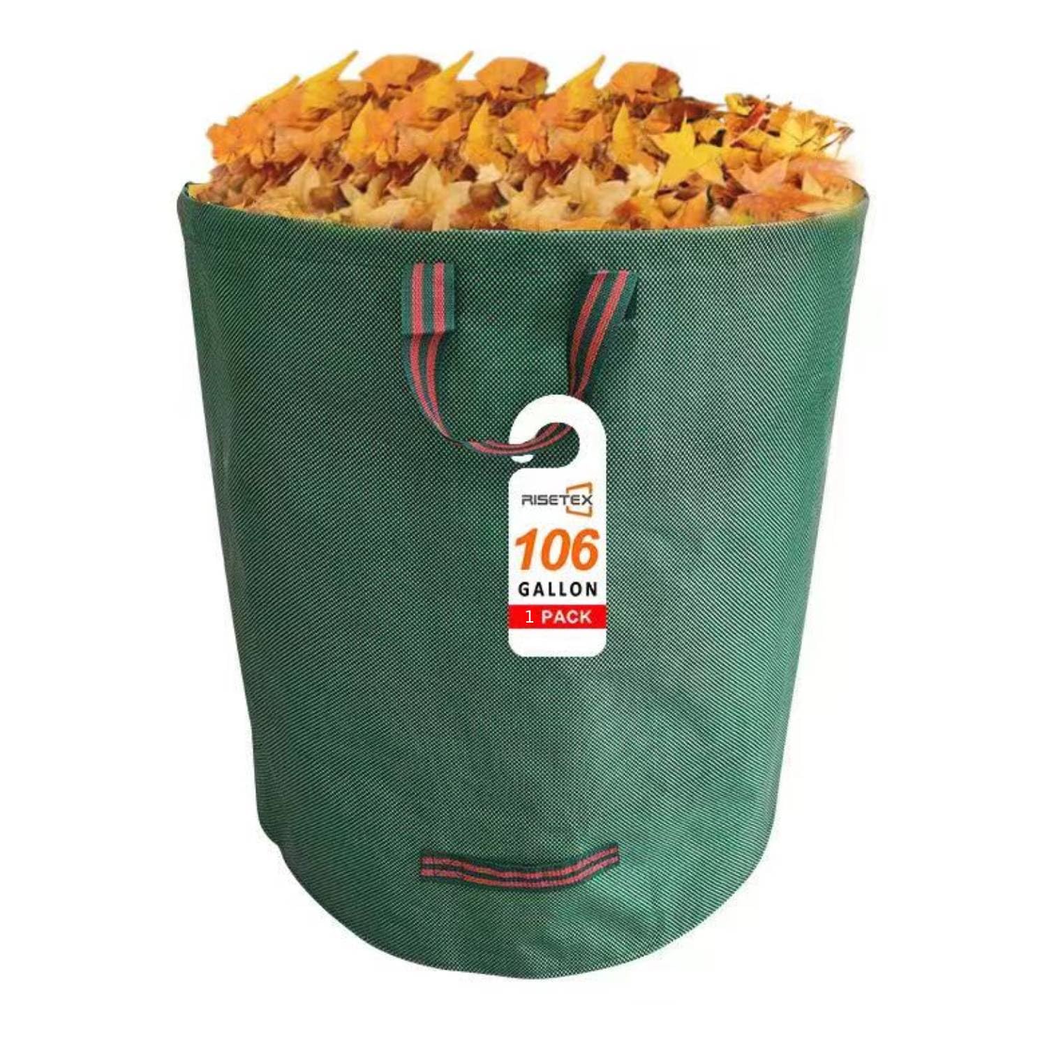 RISETEX bag suitable for laundry sorting alongside garden waste.