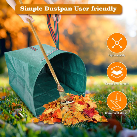 RISETEX four-pack yard waste bags for efficient leaf and debris collection.