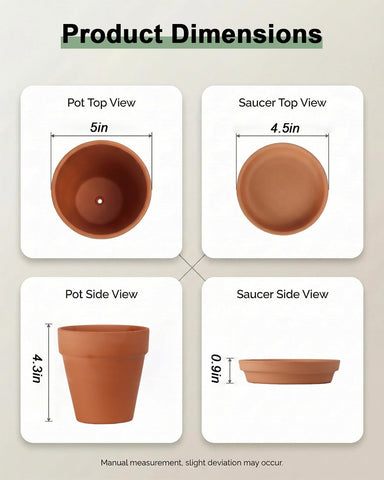 Riseuvo included saucer protects floors during plant care.