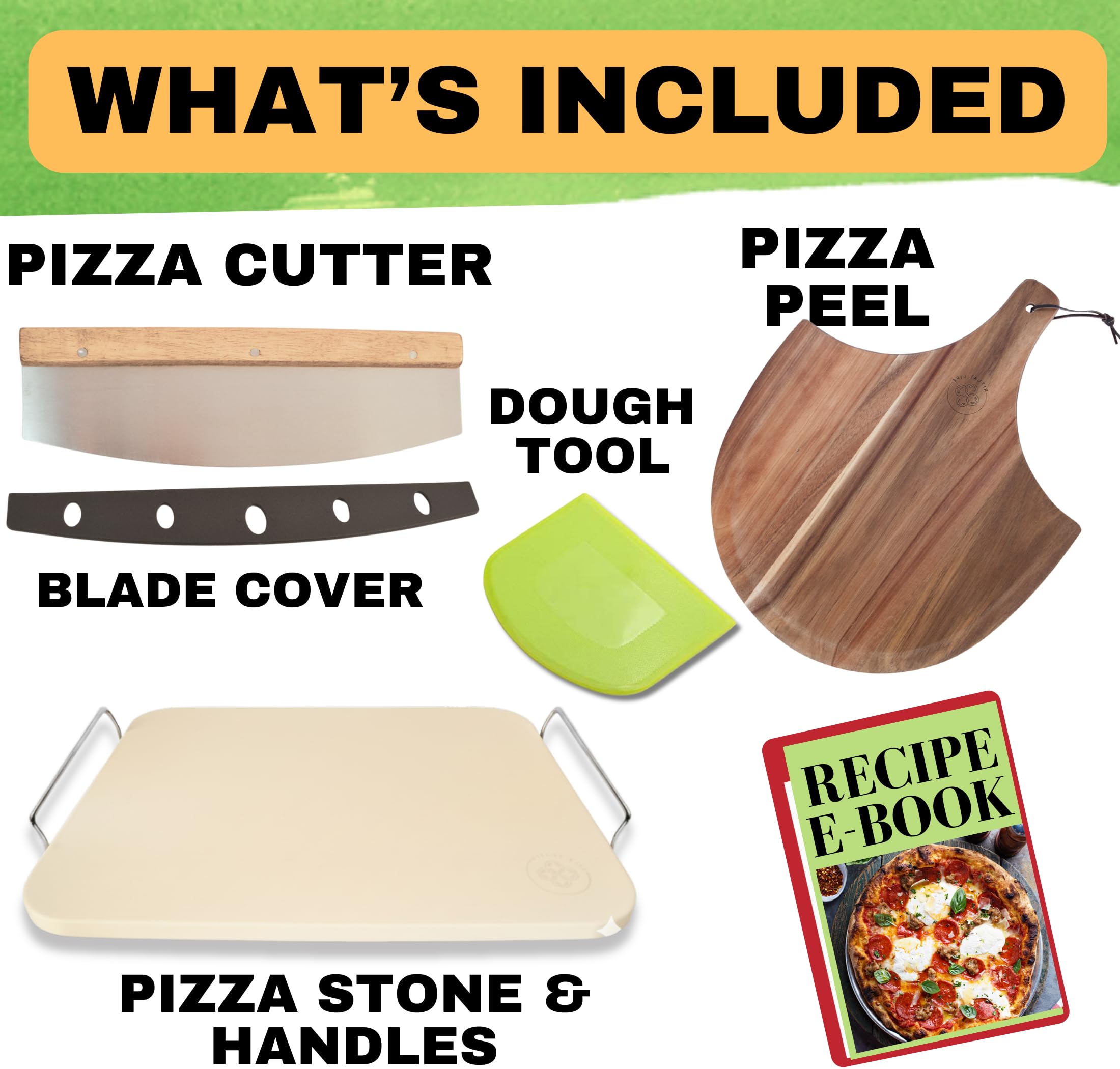 Ritual Life stainless steel pizza cutter with blade cover for clean slices.