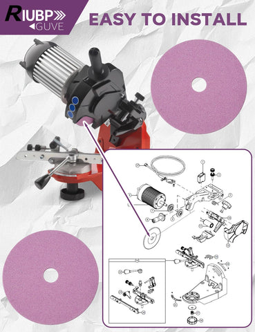 RIUBPGUVE Or534-18 supports up to 4600 rpm for efficient grinding.