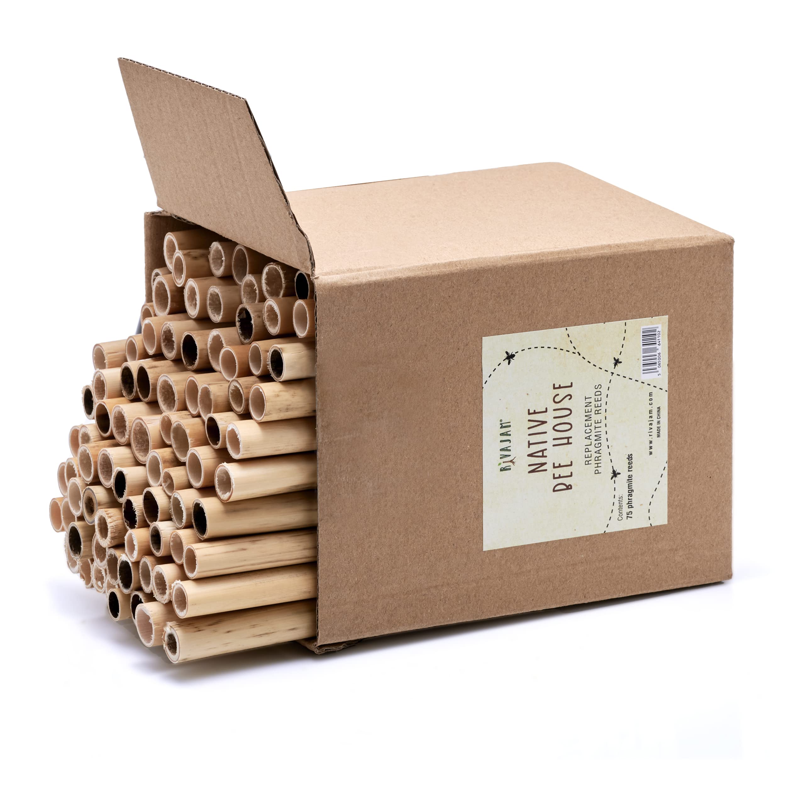 Rivajam tubes designed to balance male and female larvae in the hive