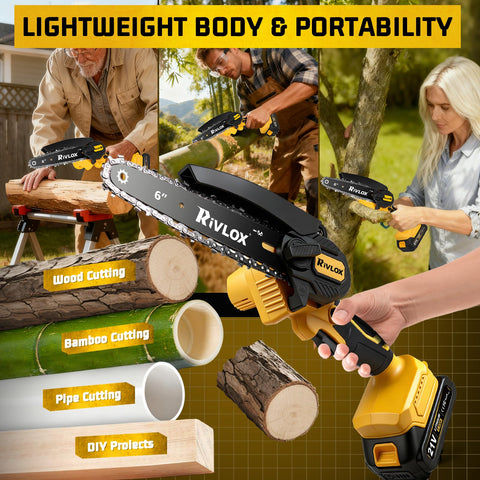 Rivlox lightweight, one-handed design for comfortable use.