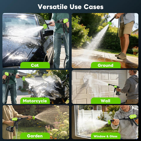 Rivlox in action on patio surface cleaning.
