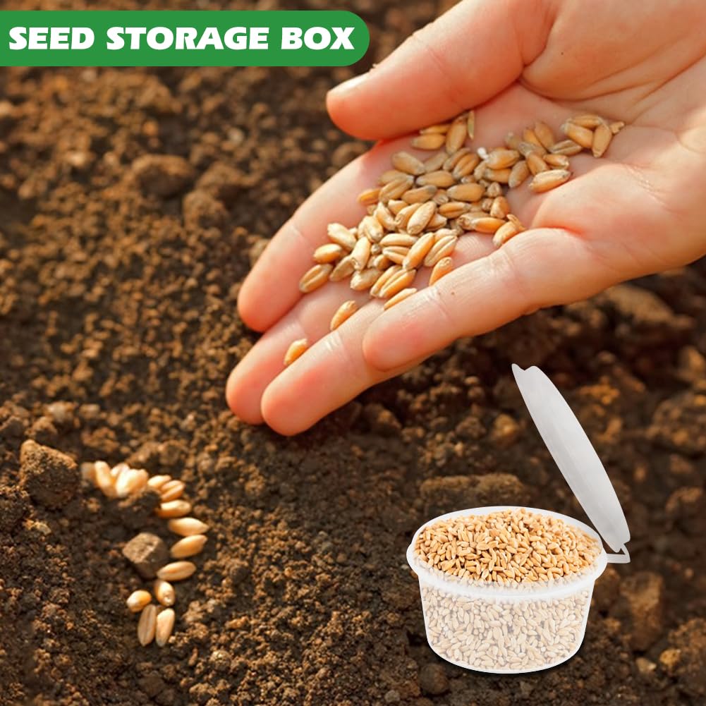 Rivonthex seed dispensers in action promote neat rows.