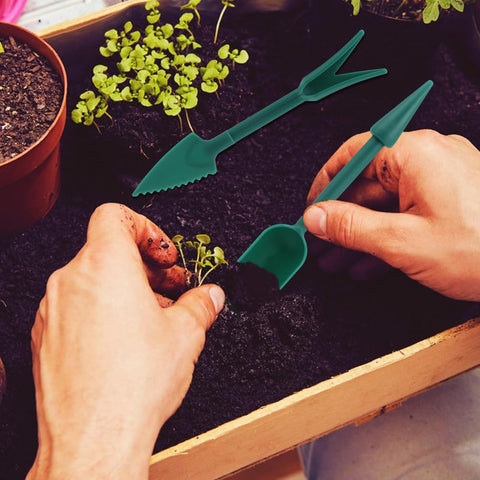 Rivonthex seed spreader kit supports indoor and outdoor sowing.