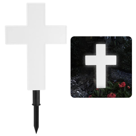 Rivonthex solar cross auto-on dusk feature saves energy.