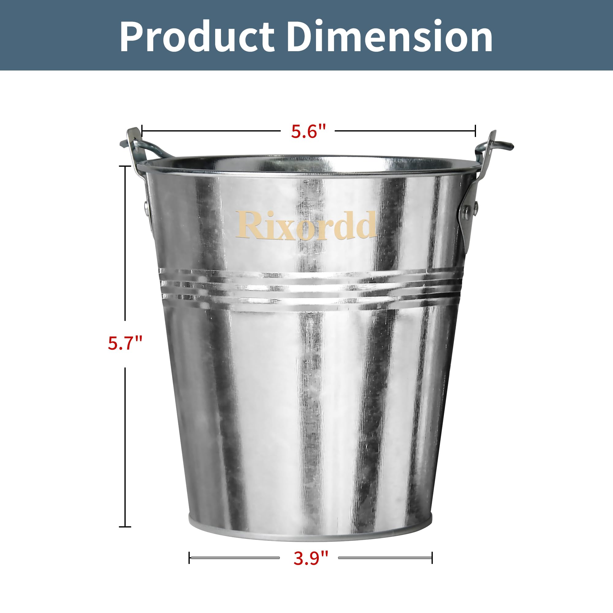 Rixordd grease bucket with anti-rust coating enduring outdoor heat.