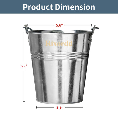 Rixordd grease bucket with anti-rust coating enduring outdoor heat.