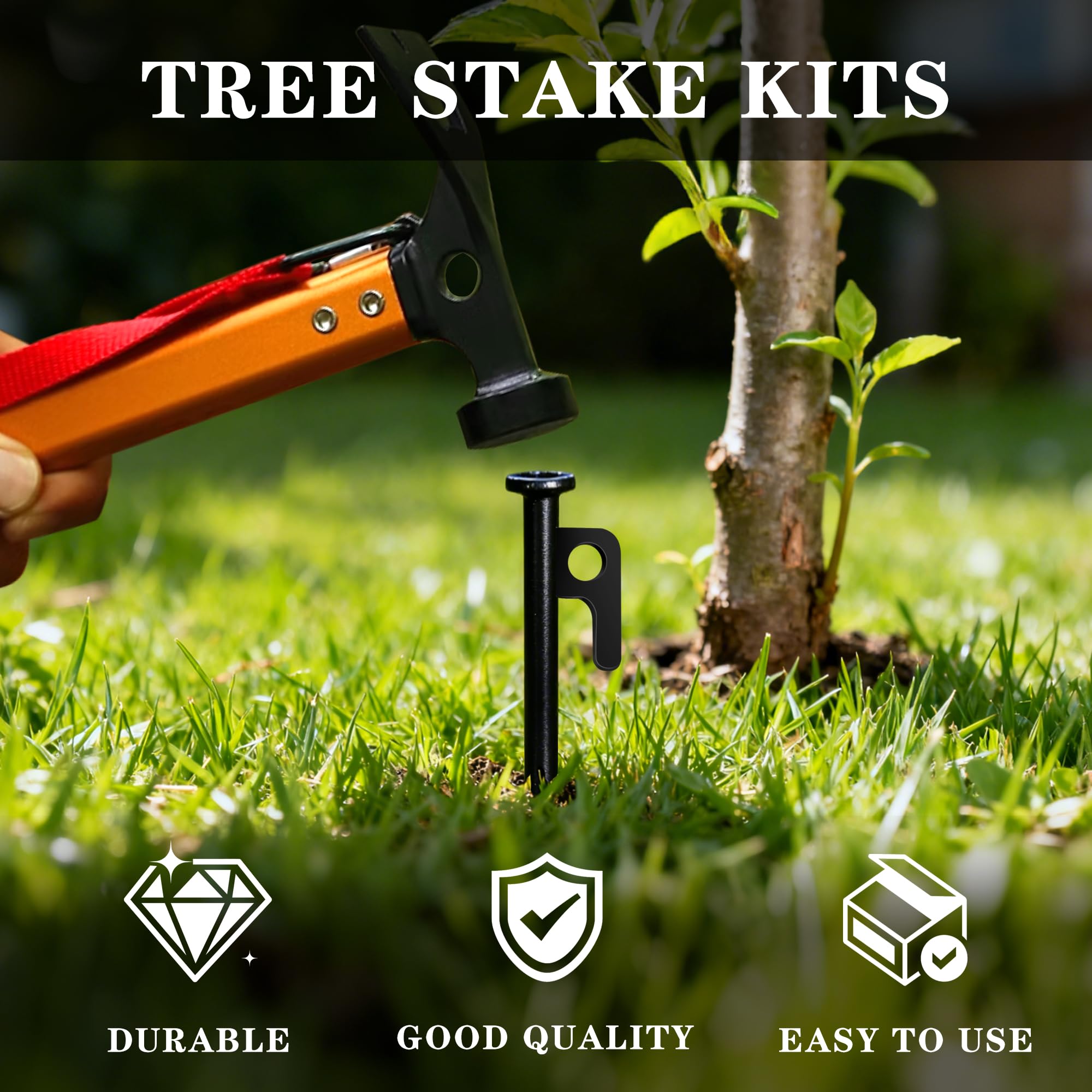 RIY tree straps 15.75 by 1.5 inches protect bark while stabilizing trunks