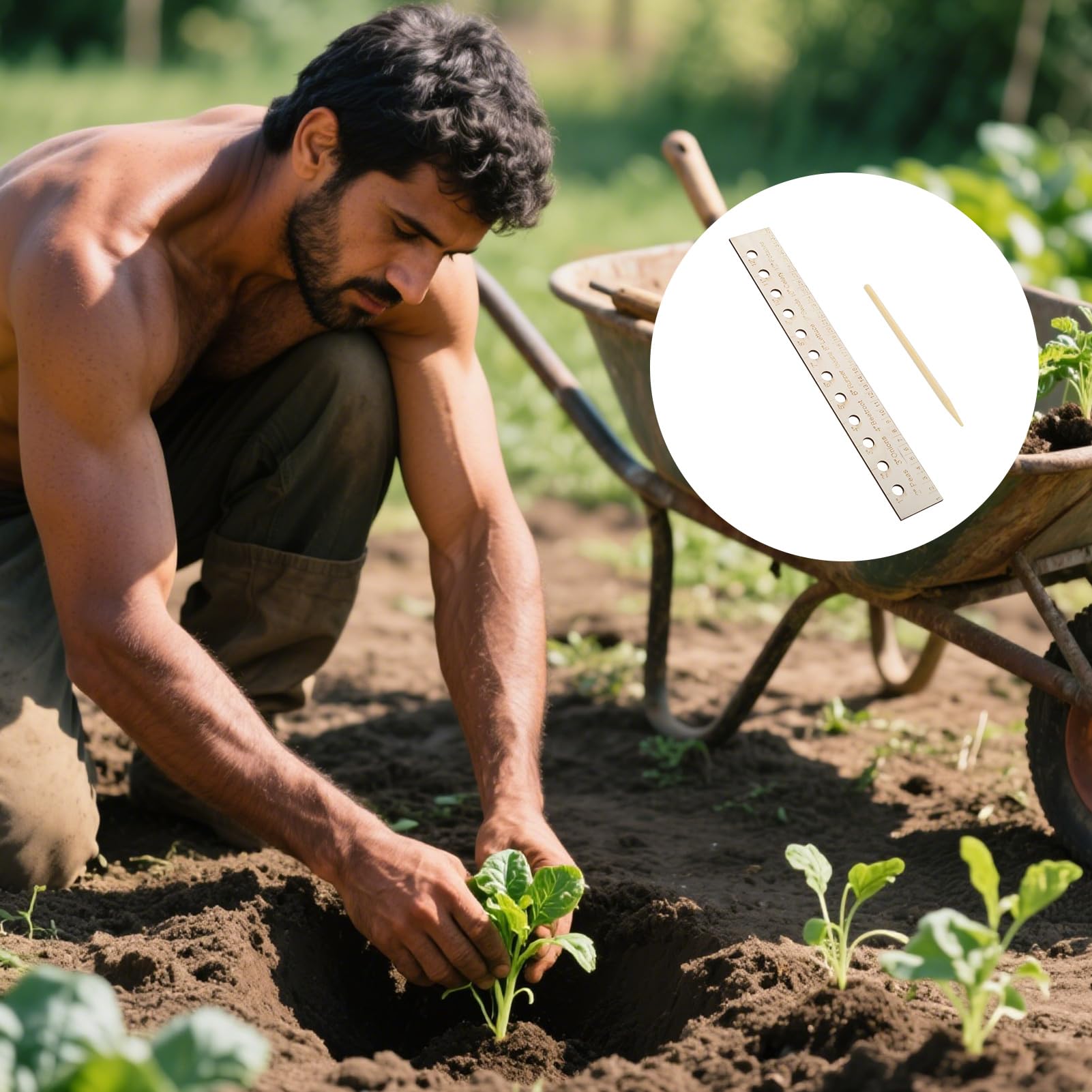 RJLCTH Seed Spacers Easy Clean aids quick maintenance after planting sessions.