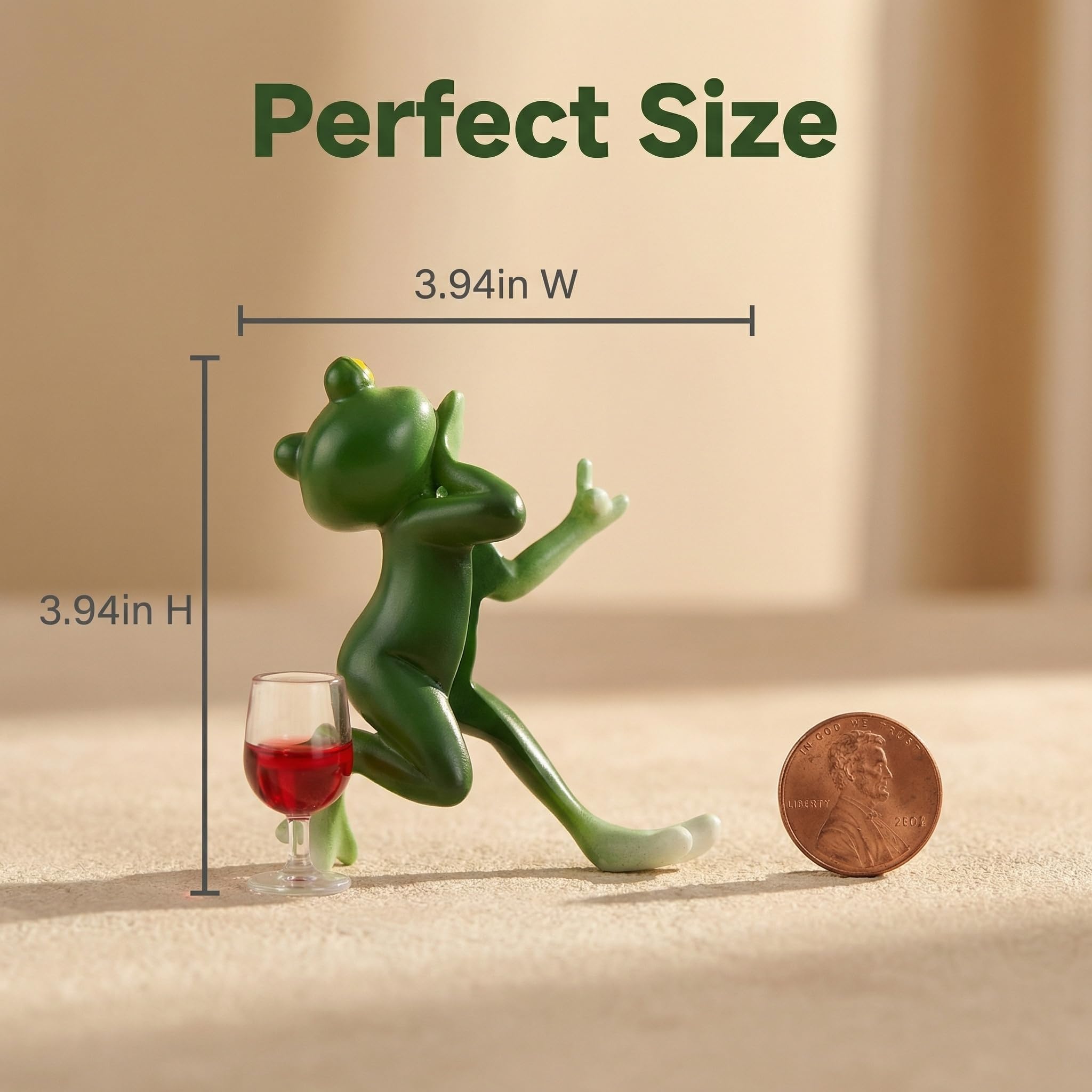 RJVZUKL Frog Planter Hanger hugging a pot edge for secure display